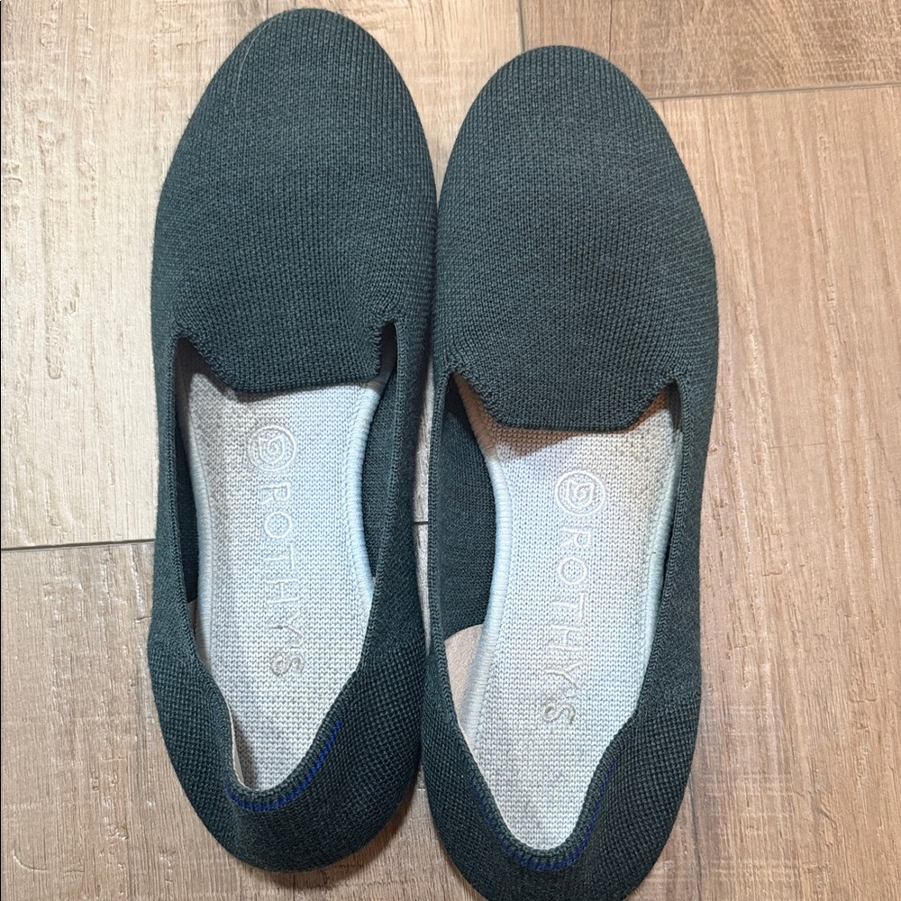 Rothy's Women's Loafers in Dark Green